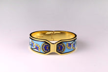 M. FREY Wien 24-carat fired enamel bangle