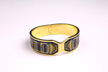 M. FREY Wien 24-carat fired enamel bangle