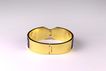 M. FREY Wien 24-carat fired enamel bangle