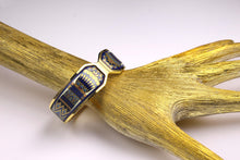 M. FREY Wien 24-carat fired enamel bangle