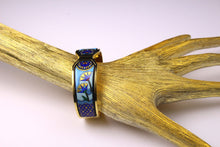 M. FREY Wien 24-carat fired enamel bangle