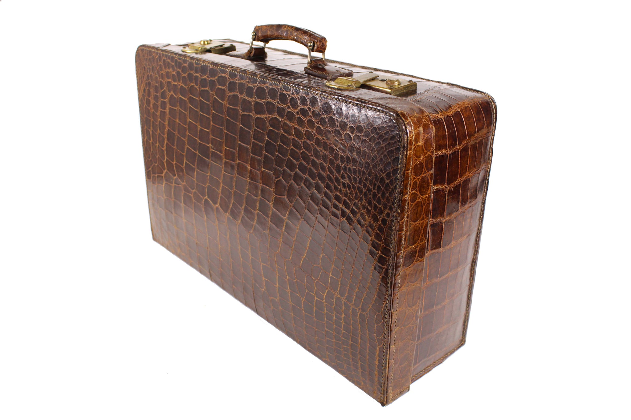 Crocodile skin orders luggage