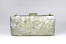 Marbre white vanity purse cluth