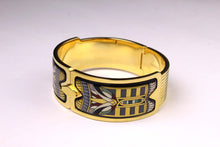 MICHAELA FREY WIEN 24-carat fired enamel bangle