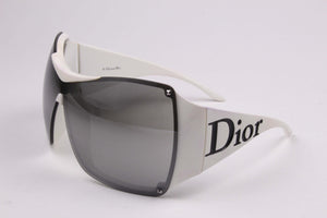 CHRISTIAN DIOR 2000's white sunglasses Overshine 1