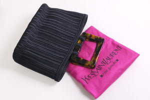 YVES SAINT LAURENT Ribe Gauche black passementerie bag