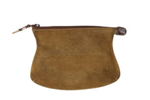 LOEWE beige suede small pochette bag