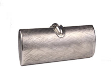 RODO brushed aged silver clutch purse