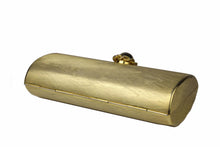 RODO brushed aged gold clutch purse