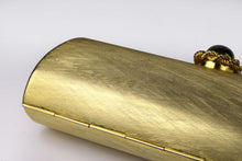 RODO brushed aged gold clutch purse