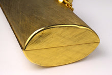 RODO brushed aged gold clutch purse