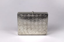RODO silver clutch box purse