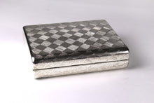 RODO silver clutch box purse