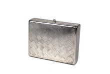RODO silver clutch box purse