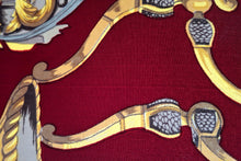 HERMÈS scarf “Roues de Canon” by Caty Latham