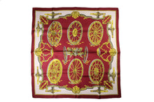 HERMÈS scarf “Roues de Canon” by Caty Latham