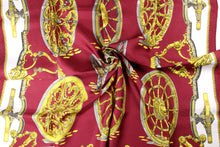HERMÈS scarf “Roues de Canon” by Caty Latham