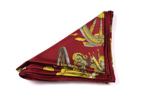 HERMÈS scarf “Roues de Canon” by Caty Latham