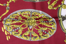 HERMÈS scarf “Roues de Canon” by Caty Latham