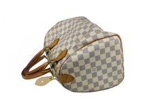 LOUIS VUITTON Speedy 30 Damier Azur canvas bag