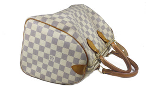 LOUIS VUITTON Speedy 30 Damier Azur canvas bag