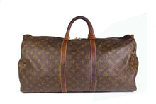 LOUIS VUITTON Keepall 55 monogram canvas travel bag