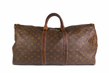 LOUIS VUITTON Keepall 55 monogram canvas travel bag