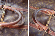 LOUIS VUITTON Keepall 55 monogram canvas travel bag