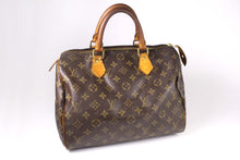 LOUIS VUITTON Speedy 30 brown monogram canvas bag