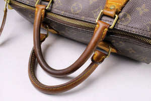 LOUIS VUITTON Speedy 30 brown monogram canvas bag