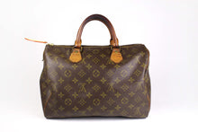 LOUIS VUITTON Speedy 30 brown monogram canvas bag