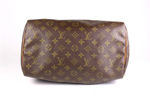 LOUIS VUITTON Speedy 30 brown monogram canvas bag