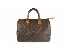 LOUIS VUITTON Speedy 30 brown monogram canvas bag