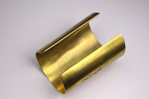 YVES SAINT LAURENT Y-mail large open cuff bracelet