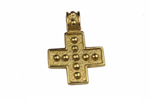 YVES SAINT LAURENT cross pendant necklace