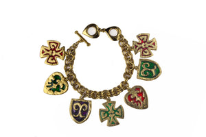 YVES SAINT LAURENT Maltese charms bracelet