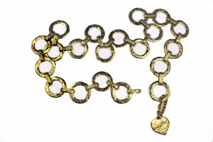 YVES SAINT LAURENT Love heart charm belt