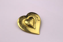 YVES SAINT LAURENT heart brooch