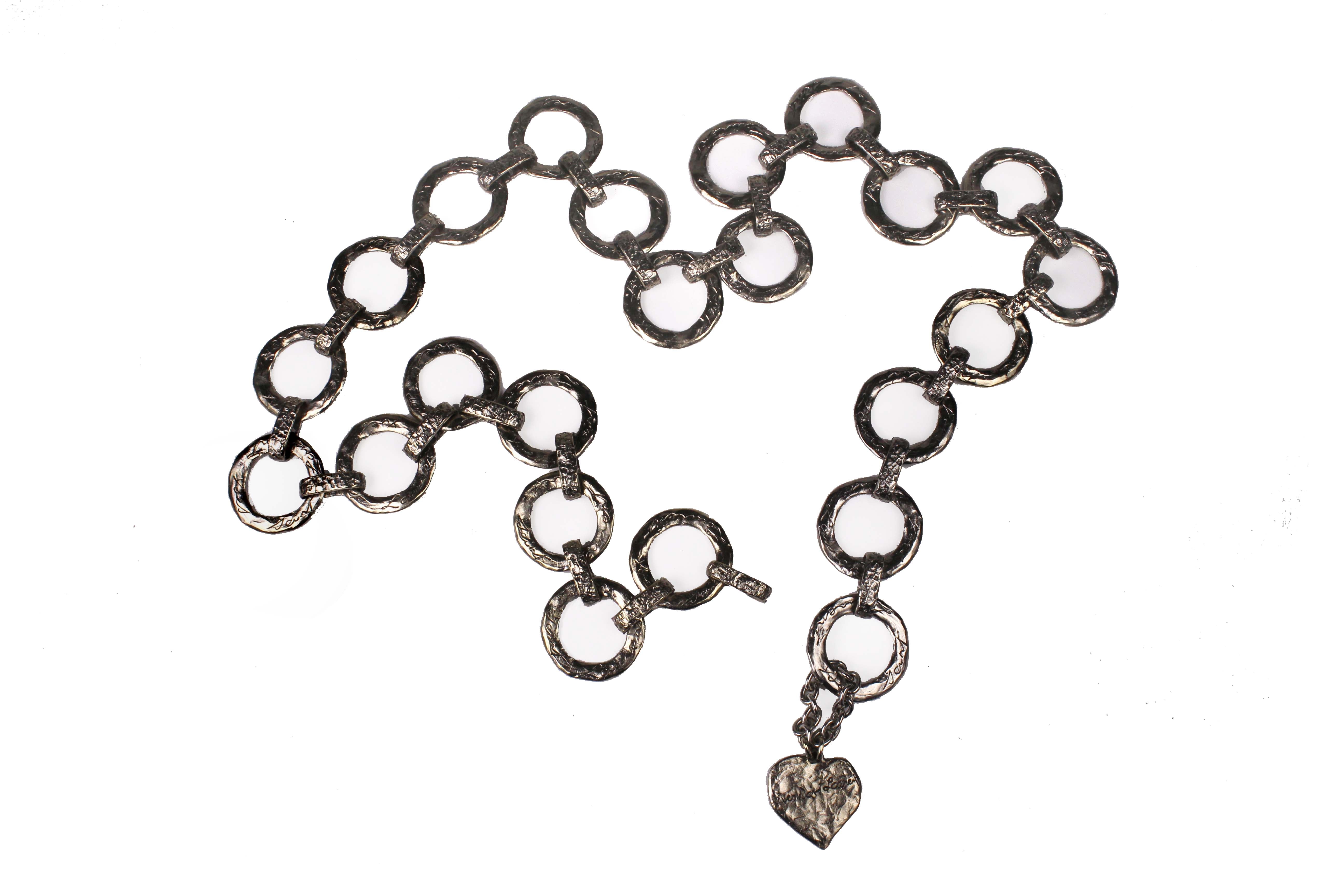 YVES SAINT LAURENT Love heart charm belt – Vintage Carwen