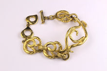 YVES SAINT LAURENT textured curl link bracelet