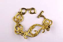 YVES SAINT LAURENT textured curl link bracelet