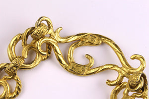 YVES SAINT LAURENT textured curl link bracelet