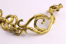 YVES SAINT LAURENT textured curl link bracelet