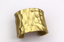 YVES SAINT LAURENT honeycomb open cuff bracelet