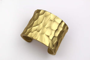 YVES SAINT LAURENT honeycomb open cuff bracelet