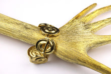 YVES SAINT LAURENT spiral oval medallions bracelet