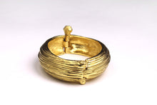 YVES SAINT LAURENT grooved cuff bracelet