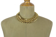 YVES SAINT LAURENT chunky chain choker necklace