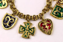 YVES SAINT LAURENT Maltese charms bracelet