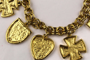 YVES SAINT LAURENT Maltese charms bracelet